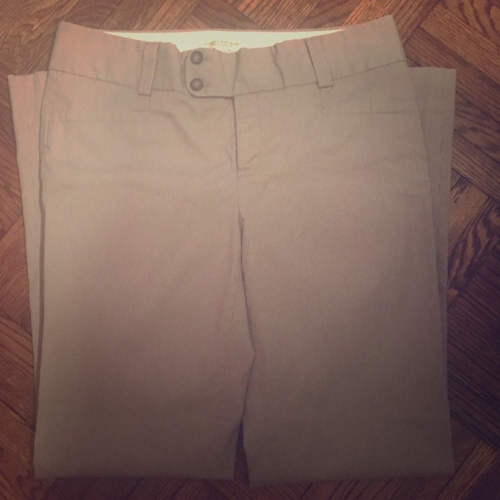 Pinstripe Banana Republic Sloan Pants